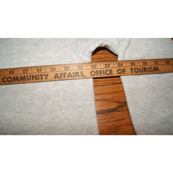 Vintage 90s Genuine Chevrolet Gray Large Hoodie Sweatshirt Chevy FOTL Embroider - Picture 7 of 10